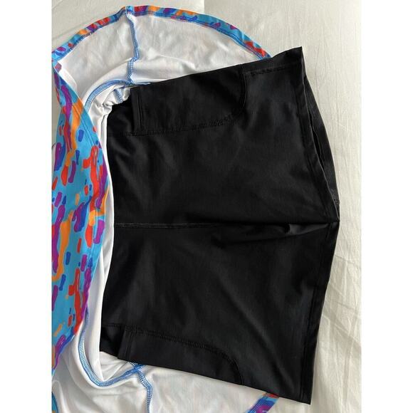 DONAJO Multicolored Waves Print Skort Women’s Sz 1(small) Rainbow Confetti - Picture 5 of 8